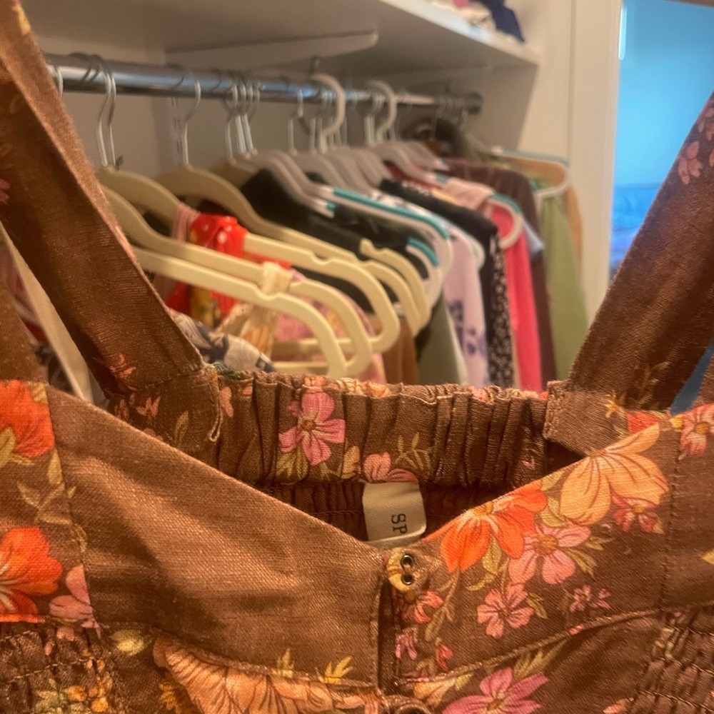 Spell & the Gypsy Collective Meadowland Linen Dress size XS EXCELLENT - Picture 10 of 15